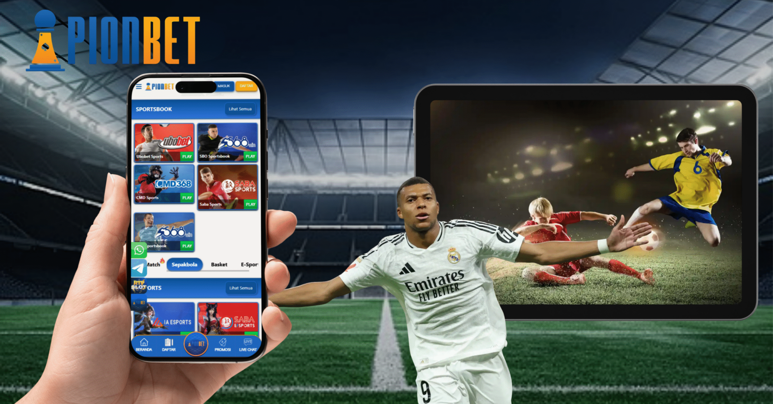 Taruhan Olahraga (Sport Betting): Memprediksi Kemenangan, Memahami Peluang, dan Menjelajahi Sensasi di Pionbet